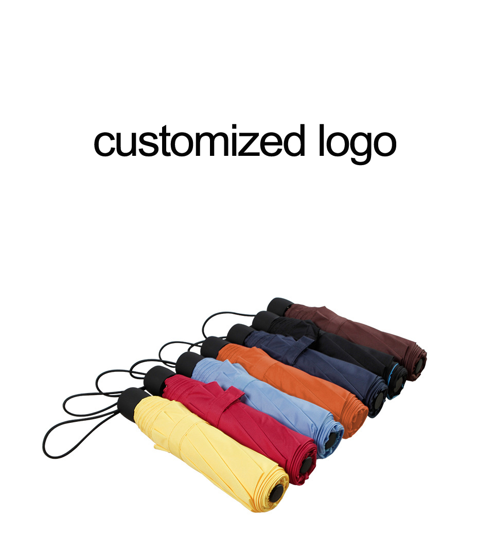 Manual open fold umbrella promotion customized logo