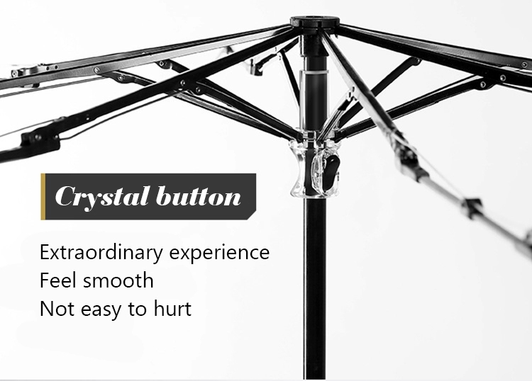 High quality customized black umbrella logo print - Image 6