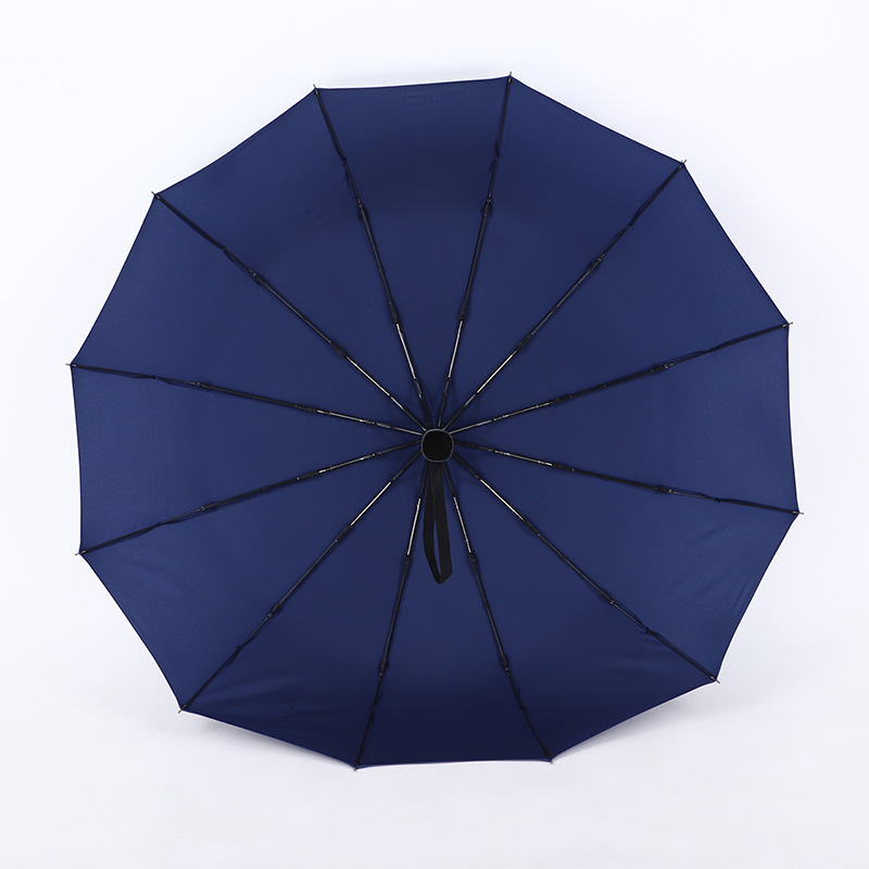 Classic Folding 12K Strong Windproof Waterproof Rain Umbrella Business Gift Umbrella - Image 6