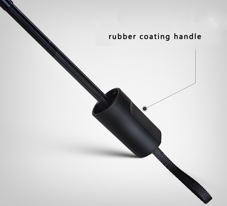 High quality customized black umbrella logo print - Image 5