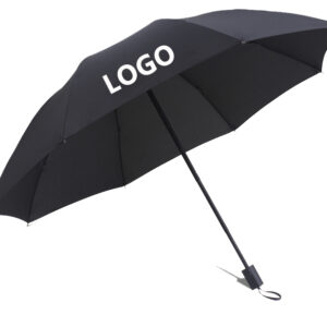 High quality customized black umbrella logo print