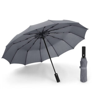 Wholesale 12-Bone Automatic Folding Umbrella Large 12K Ribs Design for Men Women for Business Gifts