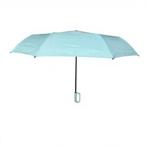 <h3>Innovation Meets Style: The Carabiner Clip Umbrella</h3>\n<p>Our Mint Green Carabiner Umbrella is designed for the modern urbanite who demands more from their accessories. The highlight of this model is the integrated carabiner handle, which provides a secure way to carry your umbrella hands-free by clipping it to a backpack, stroller, or belt loop.</p>\n<h4>Why You'll Love It:</h4>\n<ul>\n  <li><strong>Hands-Free Convenience:</strong> Sturdy carabiner handle clips easily to your gear.</li>\n  <li><strong>Premium Color Matching:</strong> Coordinated mint green frame, ribs, and handle for a sophisticated, unified aesthetic.</li>\n  <li><strong>Windproof Resilience:</strong> 8-rib reinforced fiberglass frame designed to handle gusty city winds.</li>\n  <li><strong>Large 105cm Canopy:</strong> Superior coverage in high-density 190T Pongee fabric.</li>\n  <li><strong>Eco-Friendly RPET:</strong> Available in sustainable recycled fabric for environmentally conscious brands.</li>\n</ul>\n<h4>Technical Specifications:</h4>\n<table style=\"width:100%; border-collapse: collapse;\">\n  <tr><td style=\"border: 1px solid #ddd; padding: 8px;\"><strong>Size</strong></td><td style=\"border: 1px solid #ddd; padding: 8px;\">105cm Diameter</td></tr>\n  <tr><td style=\"border: 1px solid #ddd; padding: 8px;\"><strong>Ribs</strong></td><td style=\"border: 1px solid #ddd; padding: 8px;\">8 Fiberglass Ribs</td></tr>\n  <tr><td style=\"border: 1px solid #ddd; padding: 8px;\"><strong>Handle</strong></td><td style=\"border: 1px solid #ddd; padding: 8px;\">Functional Carabiner Clip Handle</td></tr>\n  <tr><td style=\"border: 1px solid #ddd; padding: 8px;\"><strong>Material</strong></td><td style=\"border: 1px solid #ddd; padding: 8px;\">190T Pongee / Optional RPET</td></tr>\n</table>