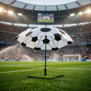 <h3>The Perfect Companion for Every Football Fan</h3> <p>Stay dry while showing off your love for the game! Our Football Pattern Compact Umbrella is not just a piece of rain gear; it's a statement. Whether you're at the stadium or on your daily commute, this umbrella is designed to keep you protected and stylish.</p> <h4>Key Product Highlights:</h4> <ul>   <li><strong>Iconic Football Design:</strong> High-definition digital printing ensures a vibrant, long-lasting football pattern.</li>   <li><strong>Realistic Football Handle:</strong> Features a custom-molded ABS plastic handle shaped like a football for a secure and fun grip.</li>   <li><strong>Windproof Performance:</strong> Engineered with a sturdy iron and fiberglass 8-rib frame to resist inversion in heavy winds.</li>   <li><strong>Eco-Friendly RPET Option:</strong> This model is available in RPET fabric made from recycled plastic bottles.</li>   <li><strong>Travel-Friendly:</strong> A compact 3-folding structure that fits easily into any bag or backpack.</li> </ul> <h4>Specifications:</h4> <table style="width:100%; border-collapse: collapse;">   <tr><td style="border: 1px solid #ddd; padding: 8px;"><strong>Size</strong></td><td style="border: 1px solid #ddd; padding: 8px;">21 inch * 8 ribs</td></tr>   <tr><td style="border: 1px solid #ddd; padding: 8px;"><strong>Frame</strong></td><td style="border: 1px solid #ddd; padding: 8px;">Manual Open, Windproof Iron & Fiberglass</td></tr>   <tr><td style="border: 1px solid #ddd; padding: 8px;"><strong>Handle</strong></td><td style="border: 1px solid #ddd; padding: 8px;">ABS Football Shape with pattern</td></tr> </table>
