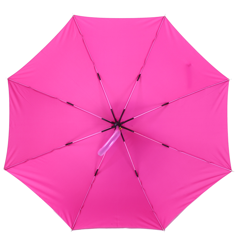 Professional 105cm Matched-Color Durable Straight Umbrella - Vibrant Red - Image 2