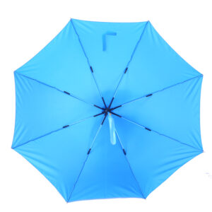 Premium 105cm Custom Matched-Color Windproof Straight Umbrella - Sky Blue